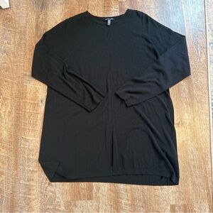 Eileen Fisher long sleeve tunic top